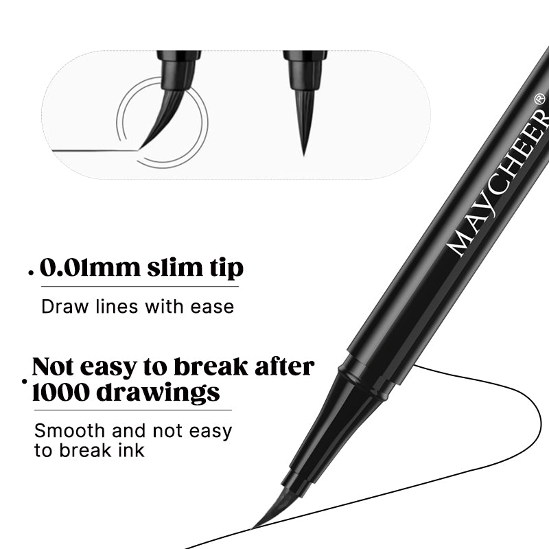 MAYCHEER® Long Lasting Waterproof Non-Smudge Black Eyeliner Set