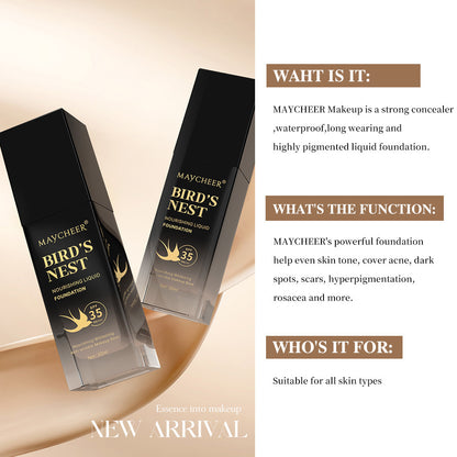 MAYCHEER® Bird's Nest Nourishing Liquid Foundation SPF 35