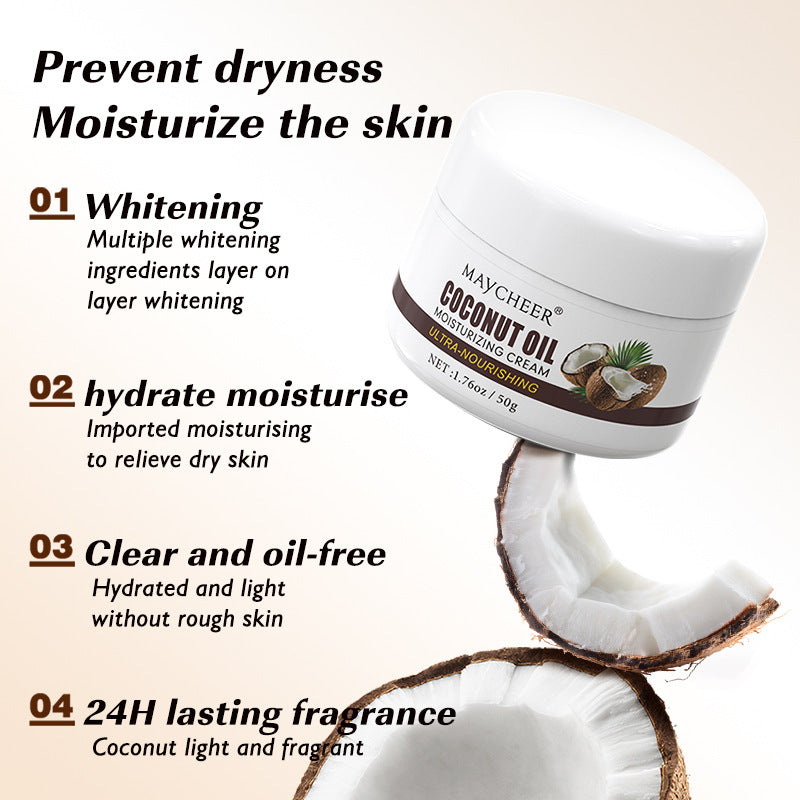 MAYCHEER® Long Lasting Moisturizing Hydrating Coconut Oil Body Lotion