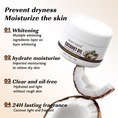 MAYCHEER® Long Lasting Moisturizing Hydrating Coconut Oil Body Lotion