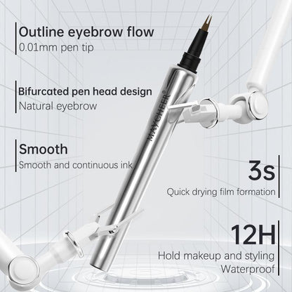 MAYCHEER® Waterproof, long-lasting split design hydrating eyebrow pencil